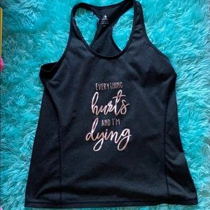 Custom workout tank